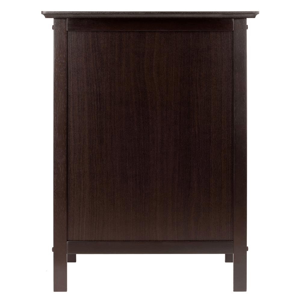 Marcel Accent Table in Coffee Finish - Mervyns