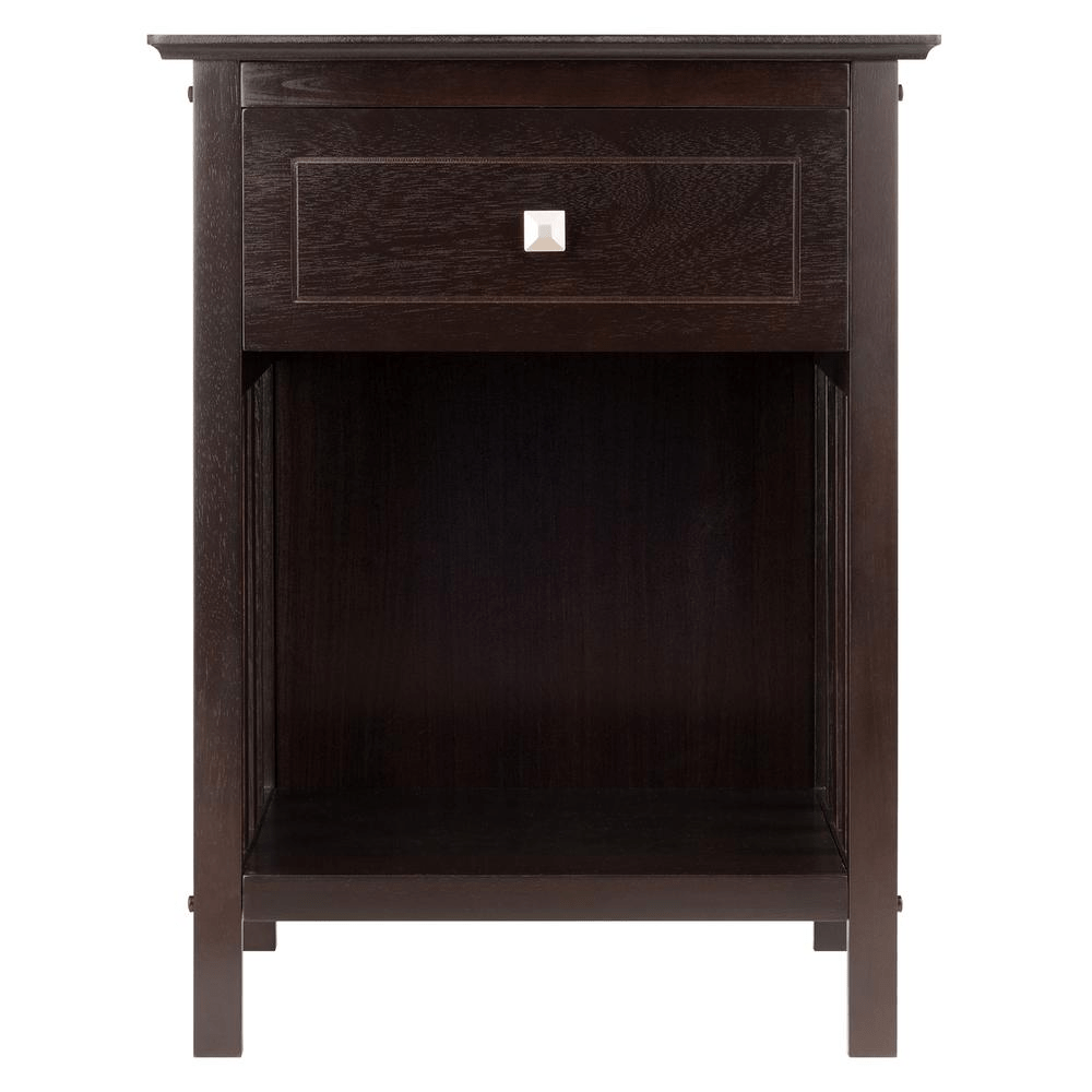 Marcel Accent Table in Coffee Finish - Mervyns