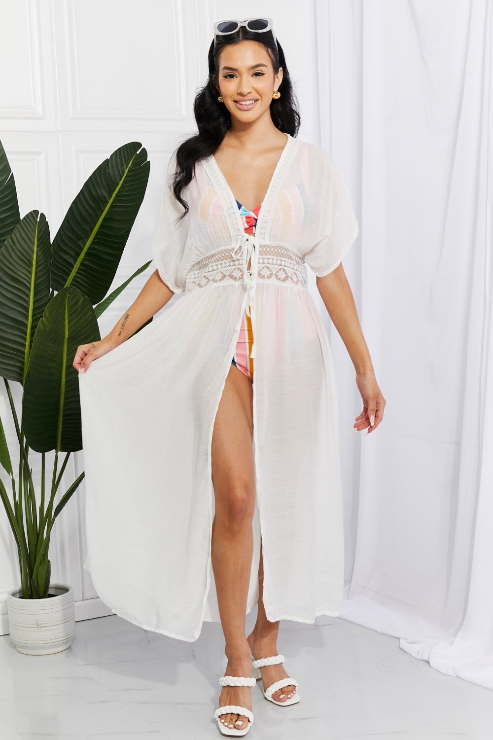 Marina West Swim Sun Goddess Tied Maxi Cover - Up - Mervyns