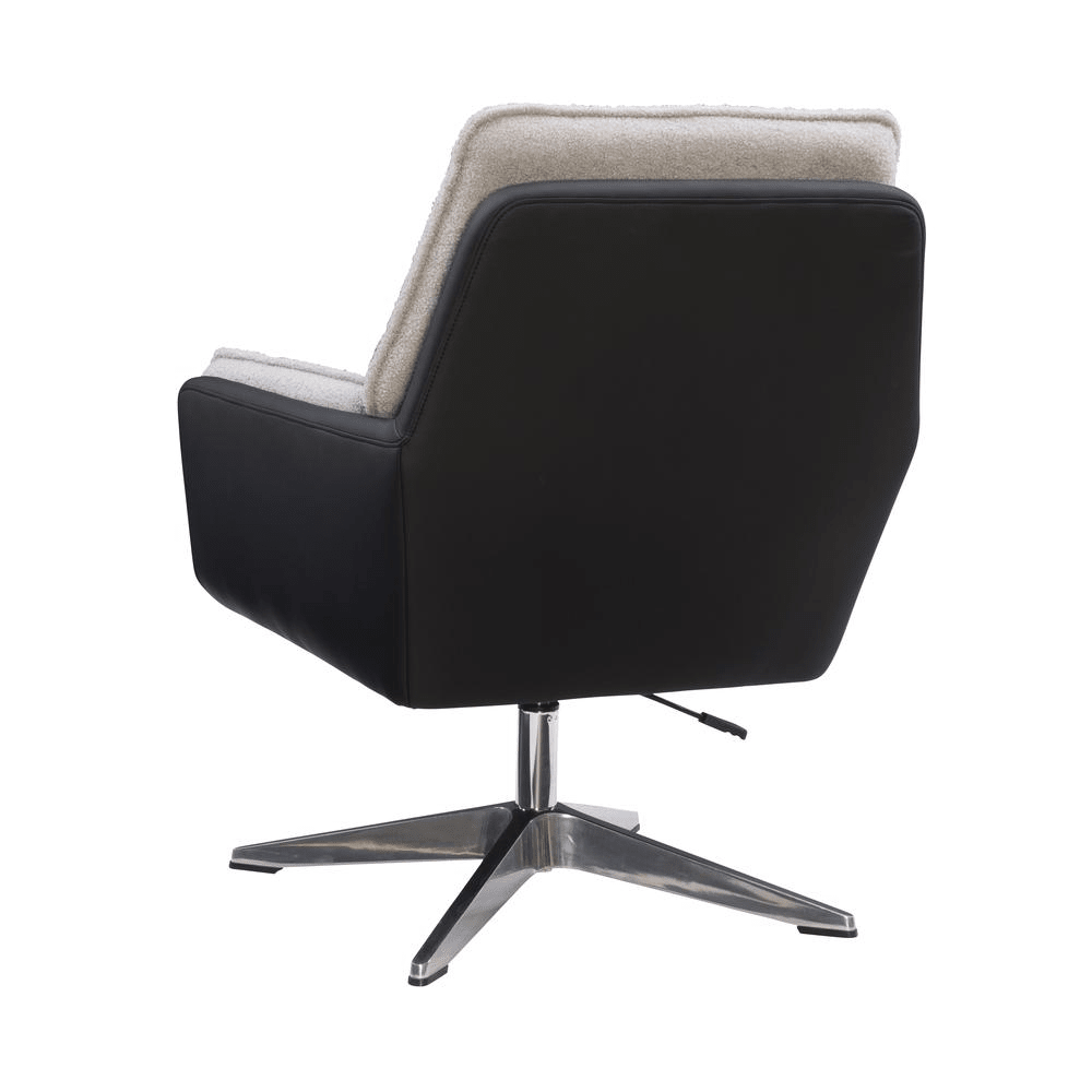 Marion Swivel Chair Black Grey - Mervyns
