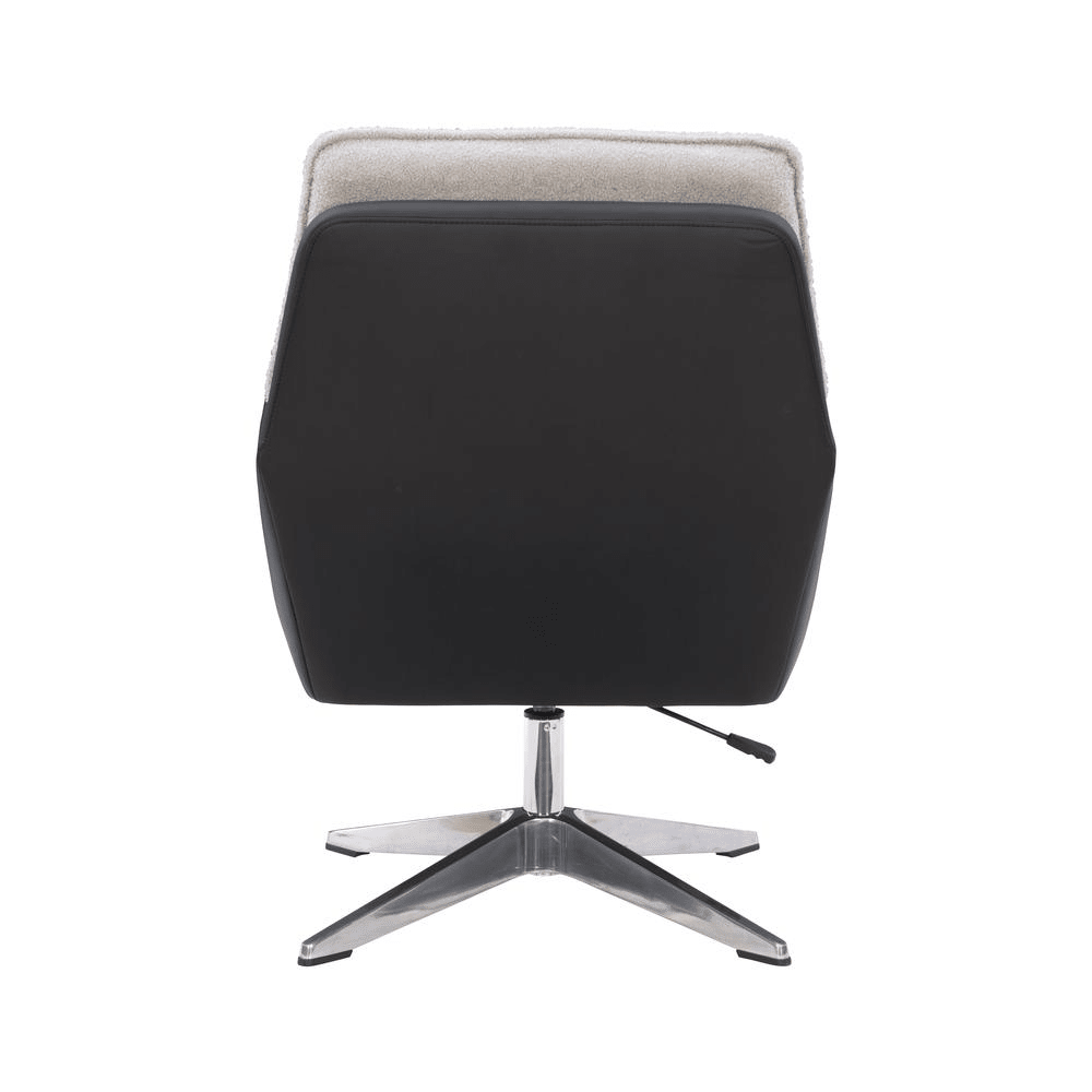 Marion Swivel Chair Black Grey - Mervyns