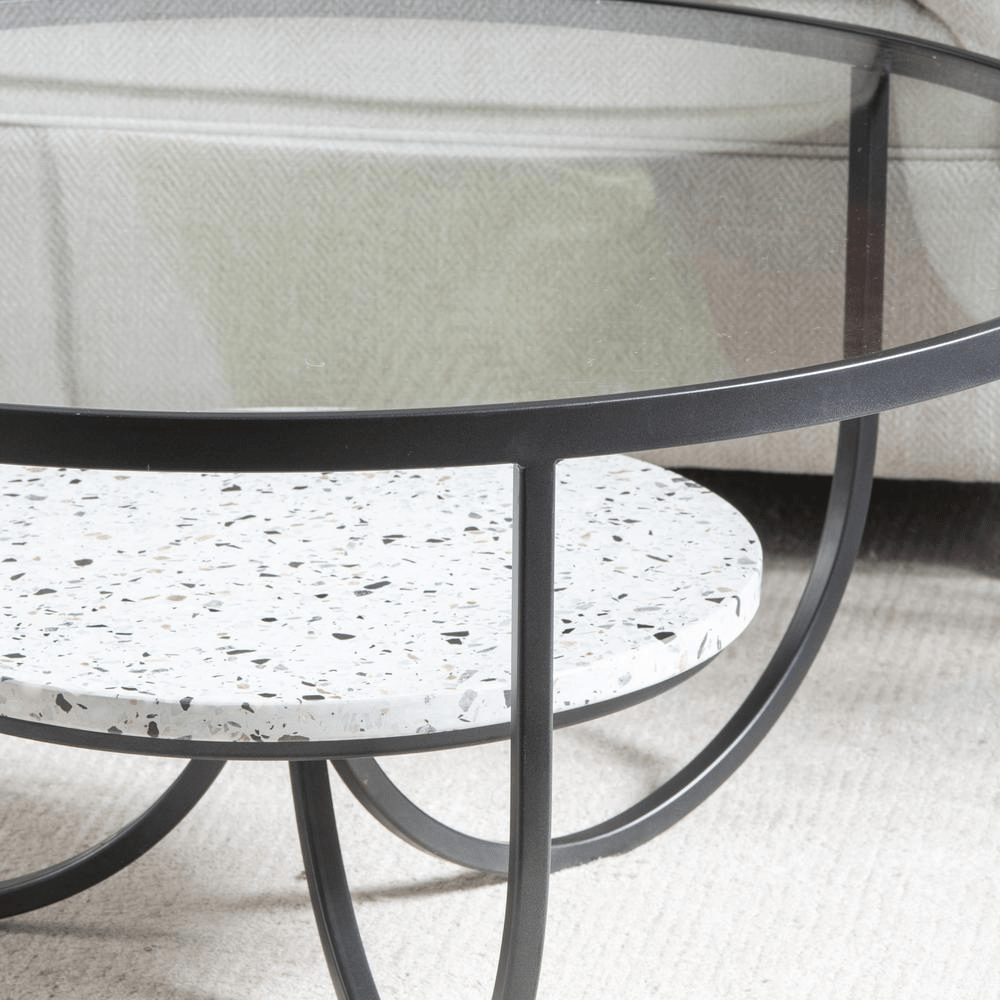 Marisol 33" Terrazzo Coffee Table - Mervyns