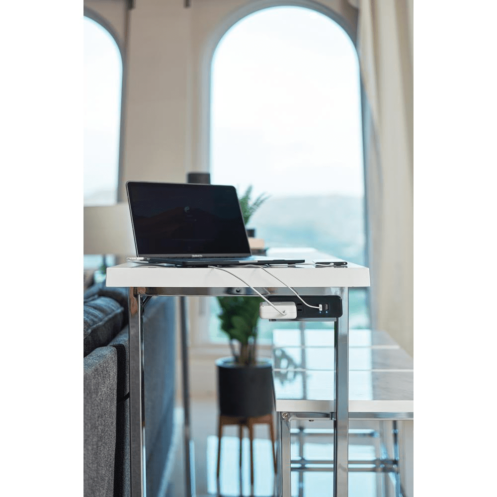 Marmot 4-piece Rectangular Counter Height Table Set Chrome - Mervyns