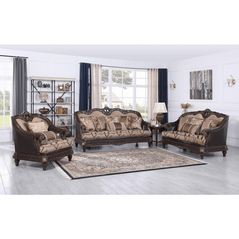 Marquess Traditional Hazelnut Sofa - Mervyns