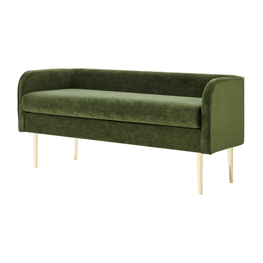 Marsha Velvet Bench - Mervyns