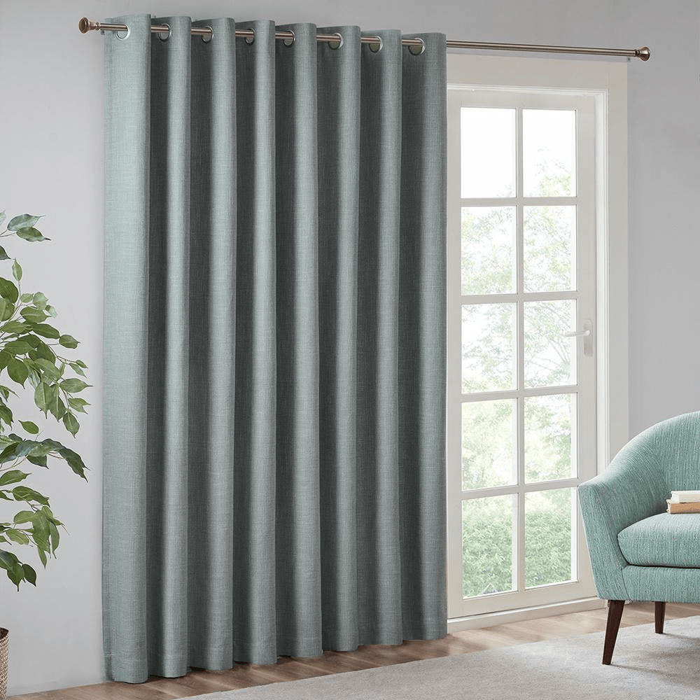 Maya Printed Heathered Blackout Patio Panel - Mervyns