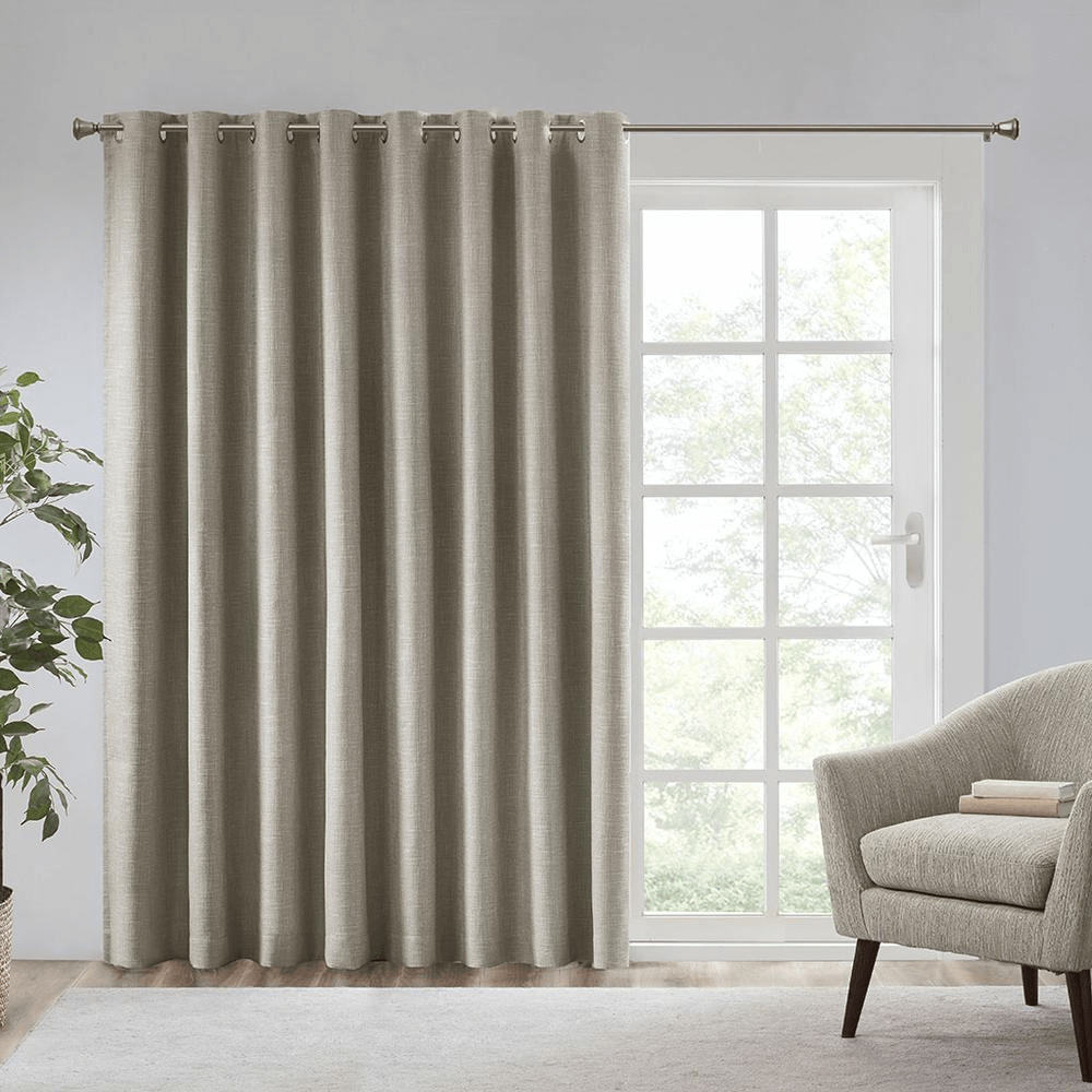 Maya Printed Heathered Blackout Patio Panel - Mervyns