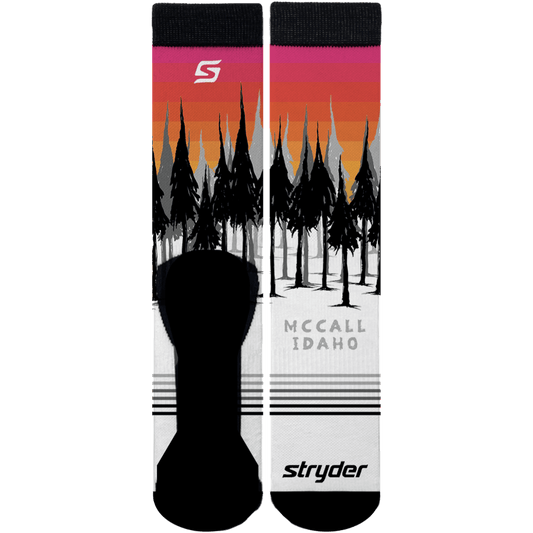 McCall Idaho Tree Sunset Socks - Mervyns