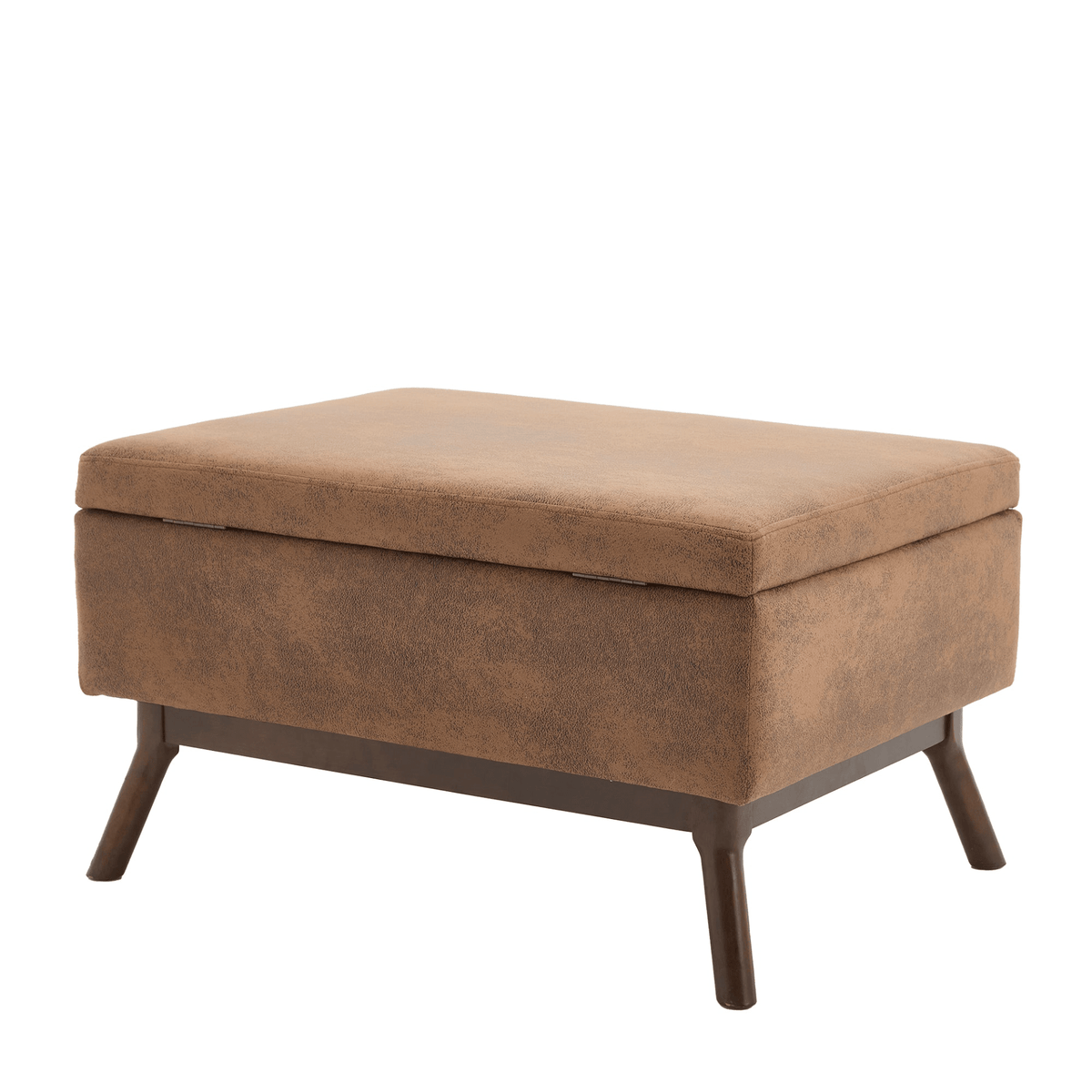 Mid-century modern square coffee table storage bench, assembled, suitable for living room, entryway and family room, used as a coffee table, stirrups, shoe bench - Mervyns