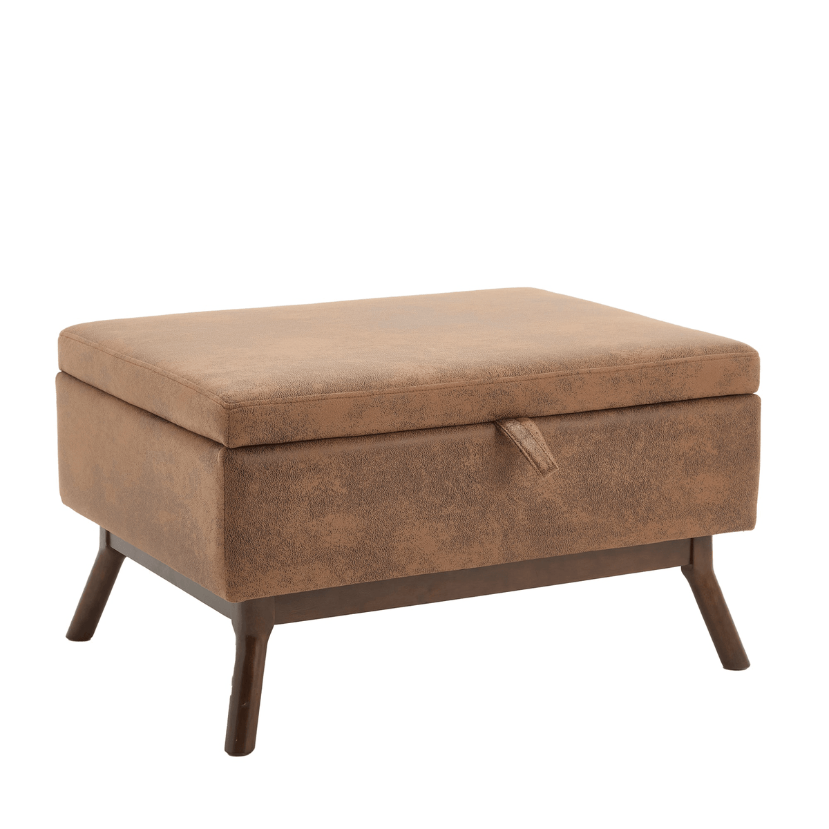 Mid-century modern square coffee table storage bench, assembled, suitable for living room, entryway and family room, used as a coffee table, stirrups, shoe bench - Mervyns