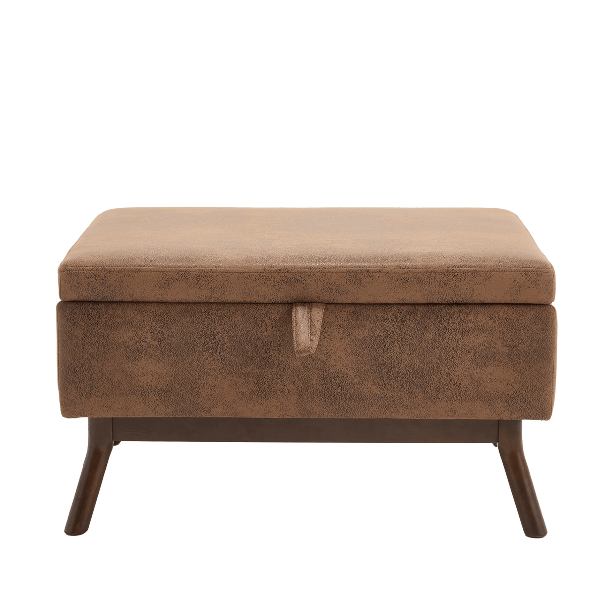 Mid-century modern square coffee table storage bench, assembled, suitable for living room, entryway and family room, used as a coffee table, stirrups, shoe bench - Mervyns