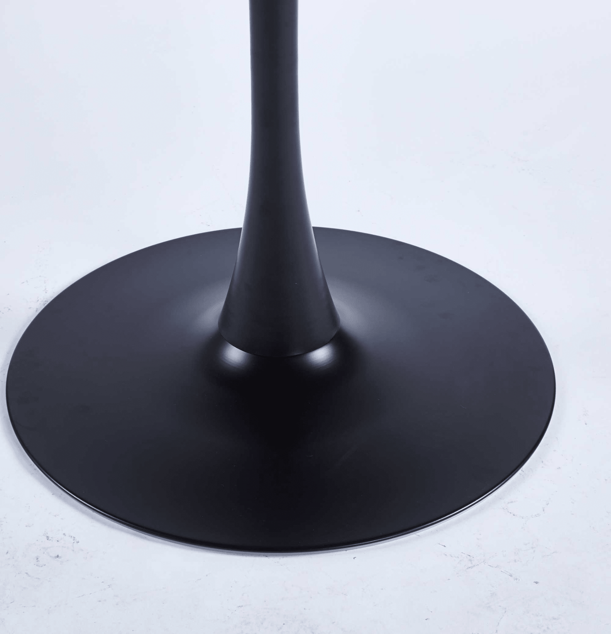 Mid-century Round MDF Pedestal Dining Table for 4-6 People — End/Leisure Coffee Table - Mervyns