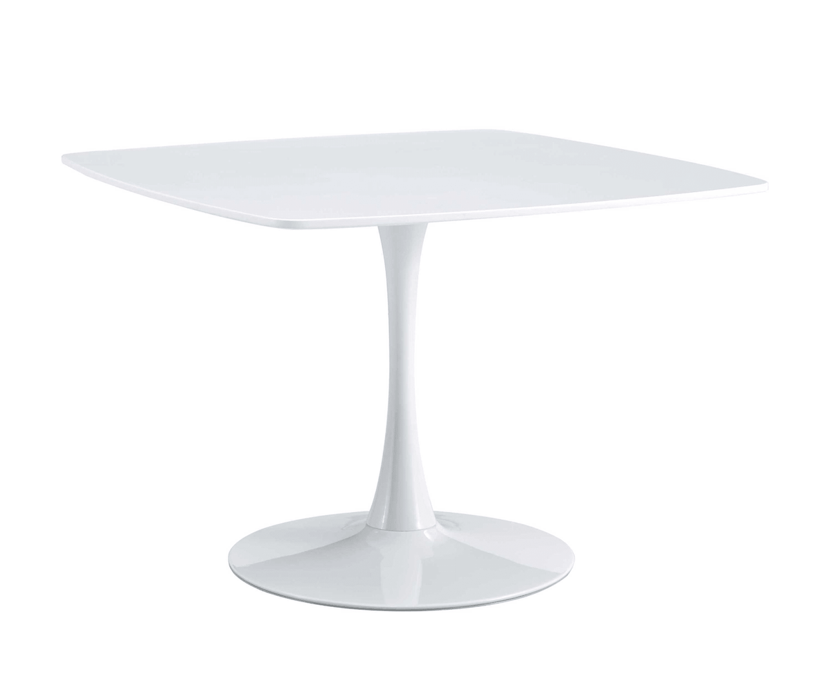 Mid-century Round MDF Pedestal Dining Table for 4-6 People — End/Leisure Coffee Table - Mervyns