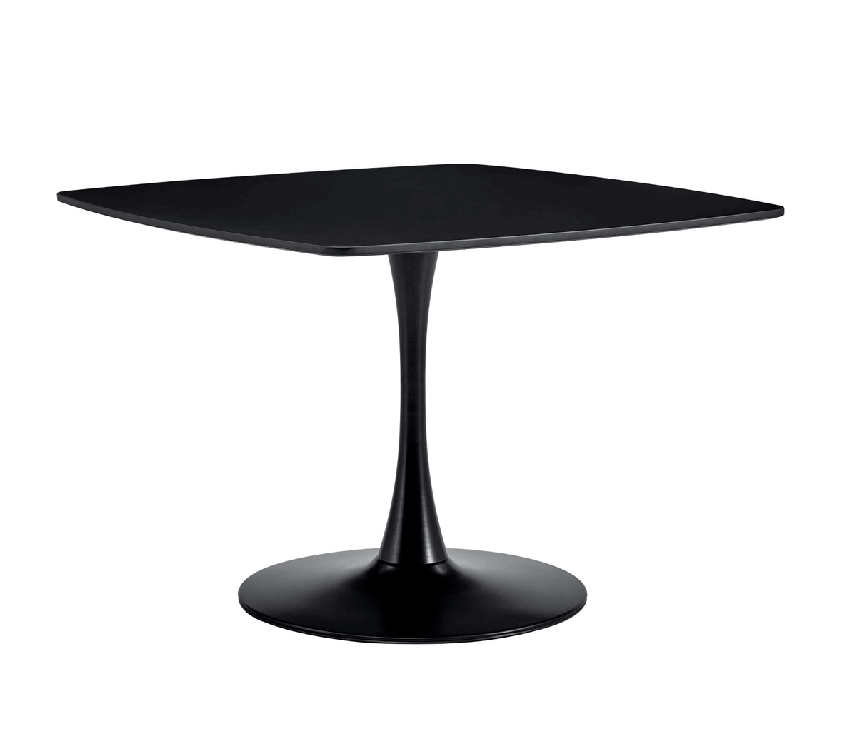Mid-century Round MDF Pedestal Dining Table for 4-6 People — End/Leisure Coffee Table - Mervyns