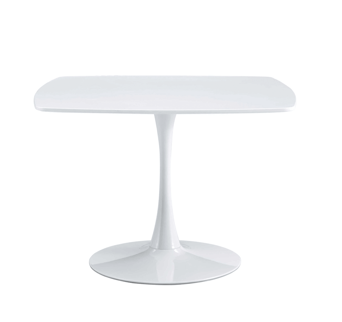 Mid-century Round MDF Pedestal Dining Table for 4-6 People — End/Leisure Coffee Table - Mervyns