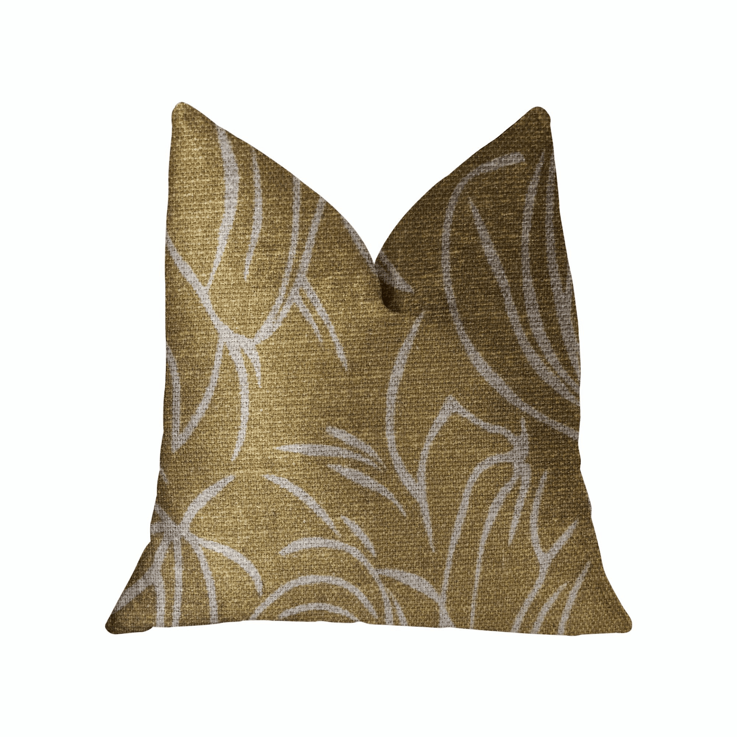 Mira Mirage Gold Luxury Throw Pillow - Mervyns