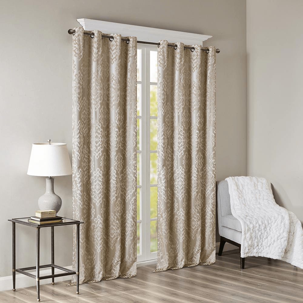 Mirage Knitted Jacquard Total Blackout Panel - Mervyns