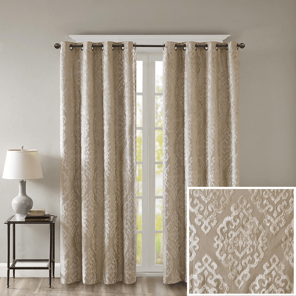 Mirage Knitted Jacquard Total Blackout Panel - Mervyns