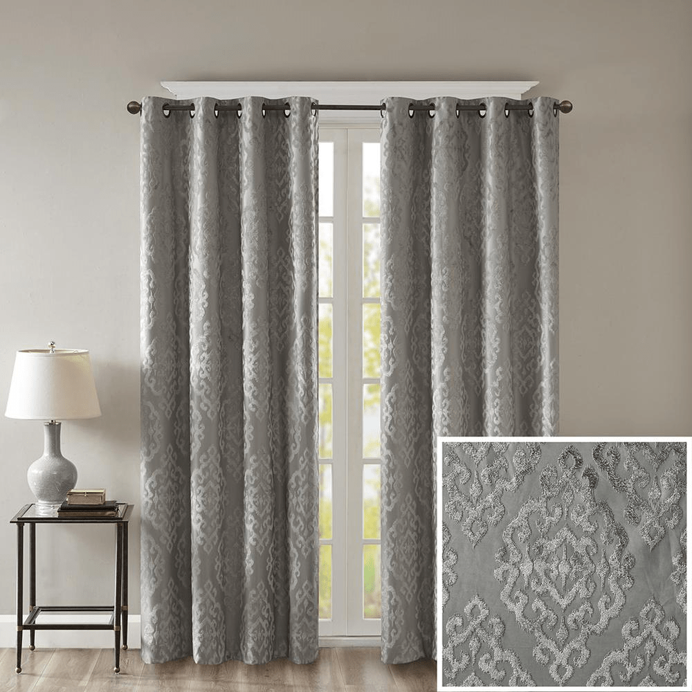 Mirage Knitted Jacquard Total Blackout Panel - Mervyns