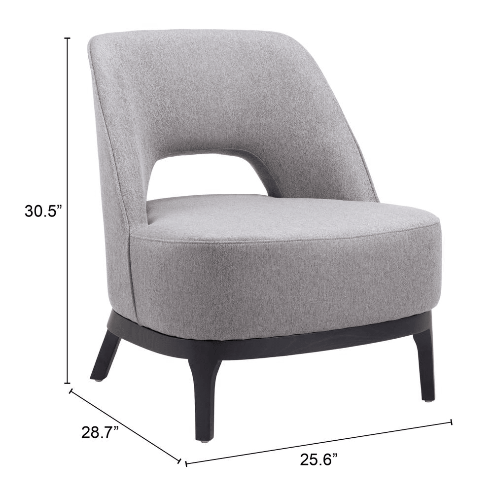 Mistley Accent Chair Gray - Mervyns
