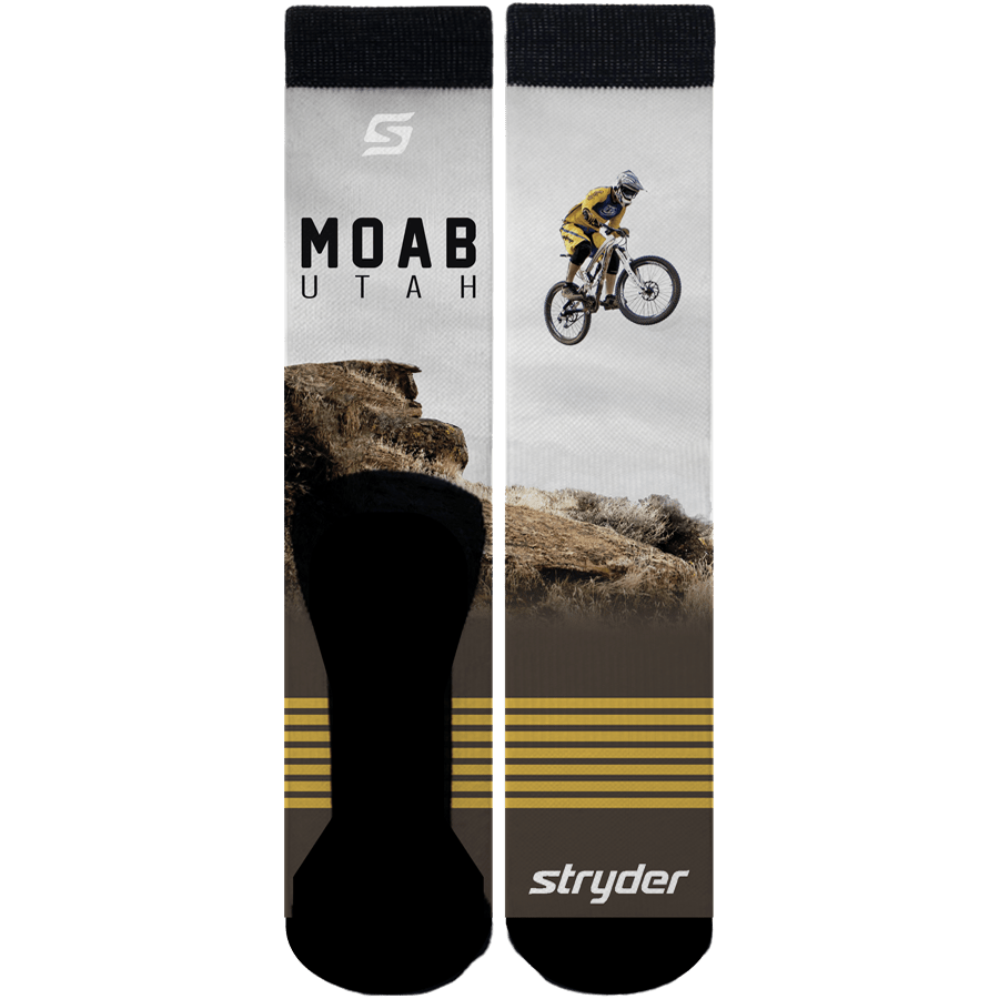 Moab Mtn Bike Yellow Socks - Mervyns