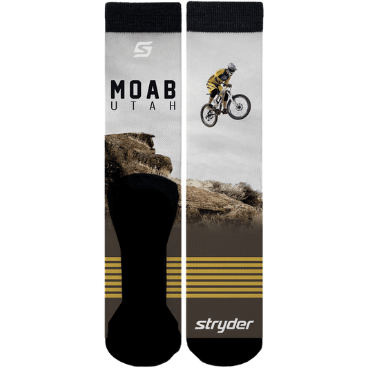 Moab Mtn Bike Yellow Socks - Mervyns