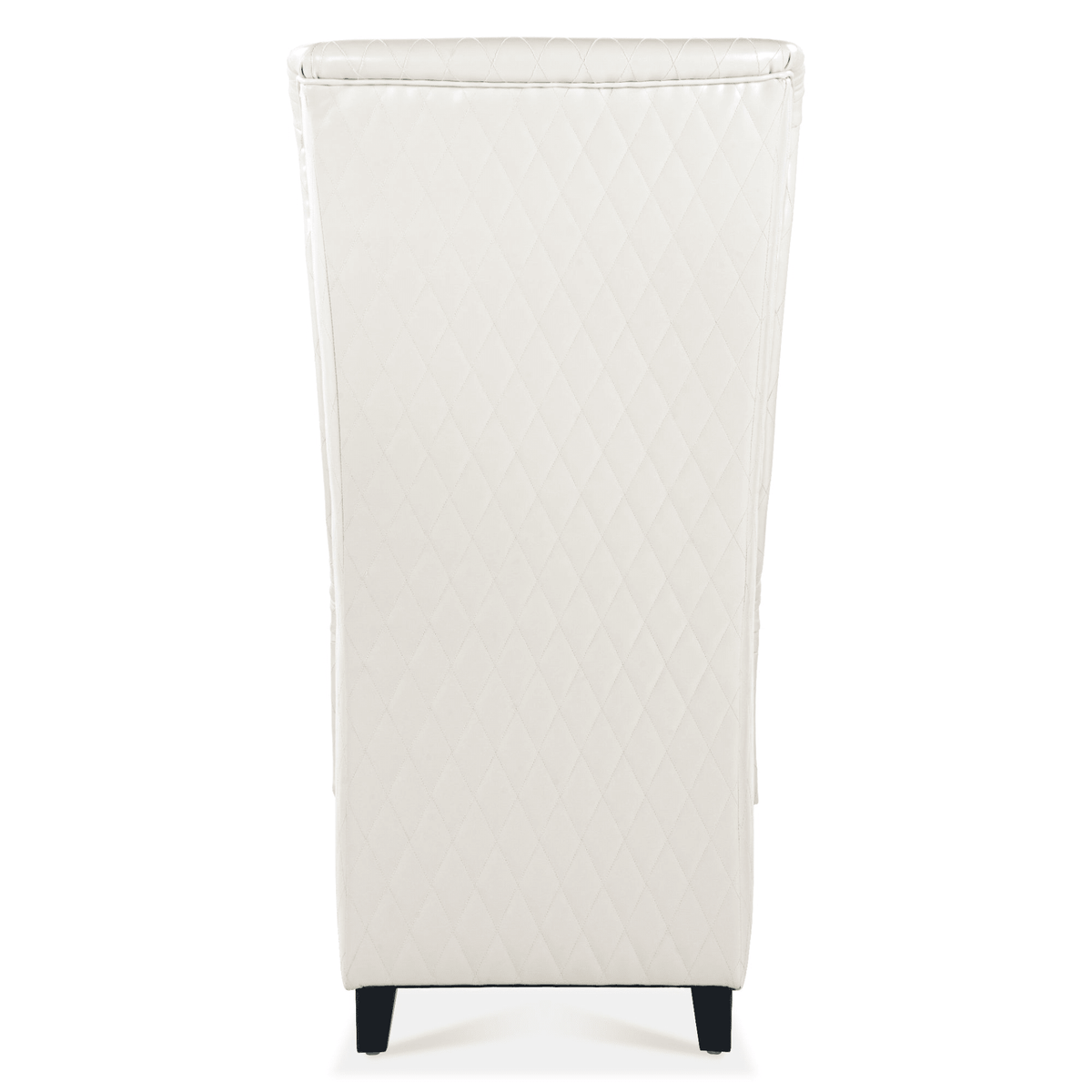 Modern High-Back Wingback Accent Chair with Soft Padding and Wooden Legs - Mervyns
