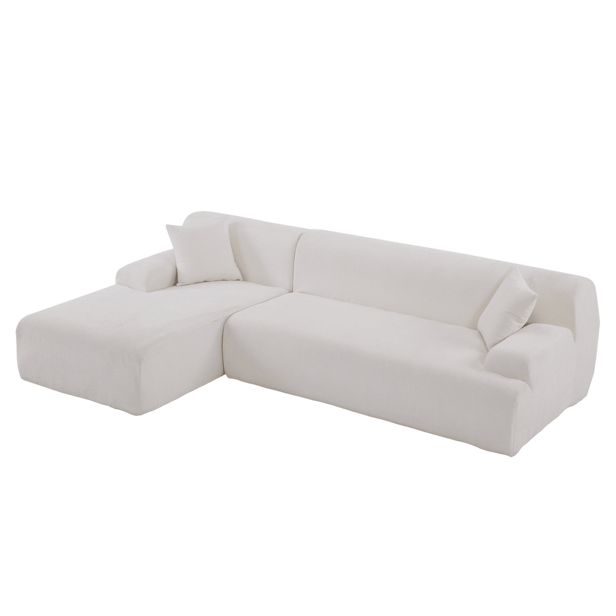 Modern Large L-Shape Modular Sectional Sofa for Living Room, Bedroom, Salon, 2 Piece Free Combination, Simplified Style(old sku:WY000356AAA) - Mervyns
