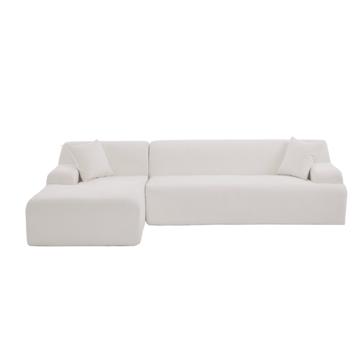 Modern Large L-Shape Modular Sectional Sofa for Living Room, Bedroom, Salon, 2 Piece Free Combination, Simplified Style(old sku:WY000356AAA) - Mervyns