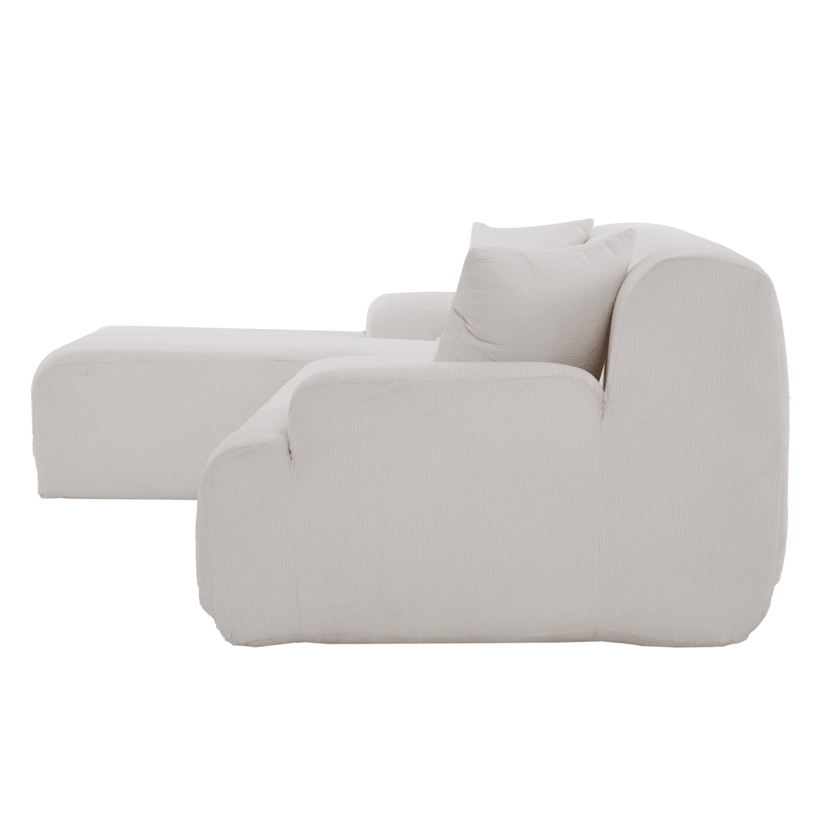 Modern Large L-Shape Modular Sectional Sofa for Living Room, Bedroom, Salon, 2 Piece Free Combination, Simplified Style(old sku:WY000356AAA) - Mervyns