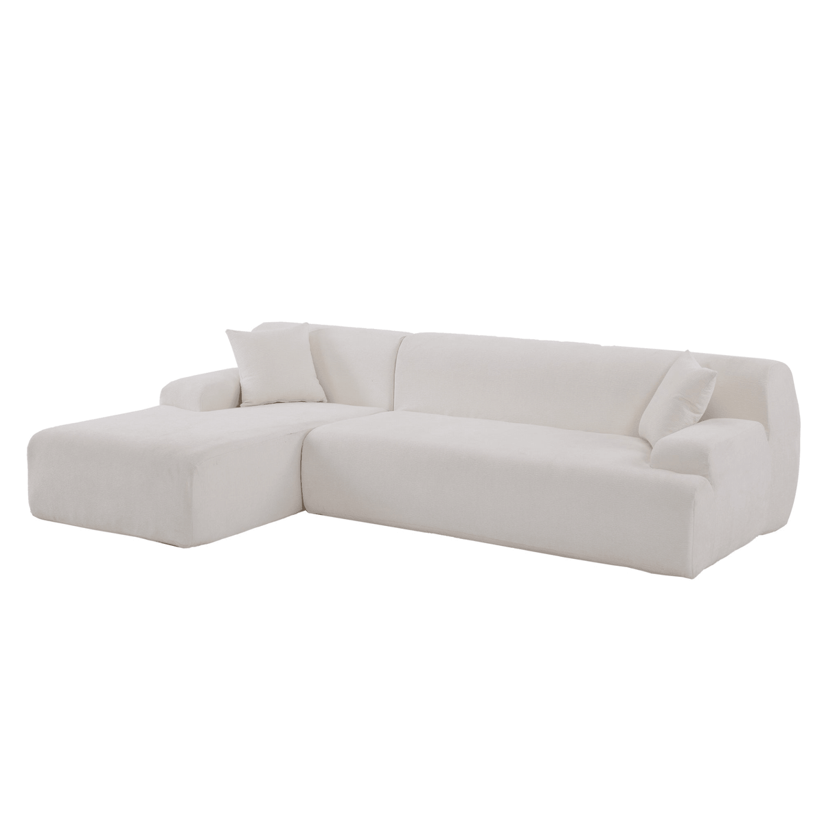Modern Large L-Shape Modular Sectional Sofa for Living Room, Bedroom, Salon, 2 Piece Free Combination, Simplified Style(old sku:WY000356AAA) - Mervyns