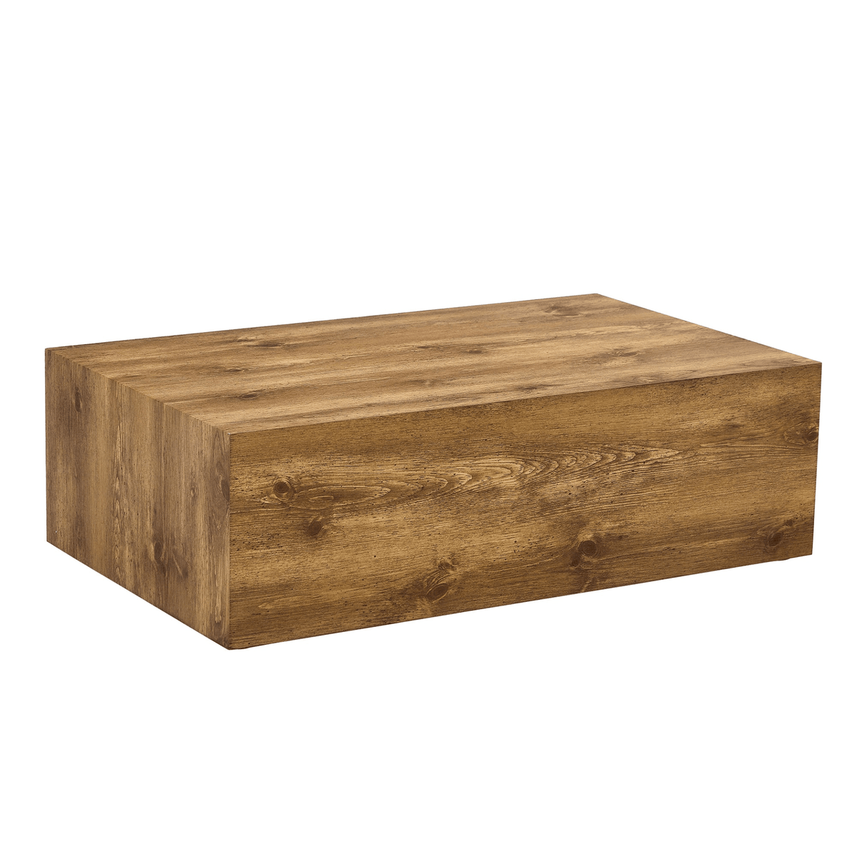 Modern MDF coffee table with wood texture pattern -39.37x23.62x11.81 inches - stylish and durable design - Mervyns