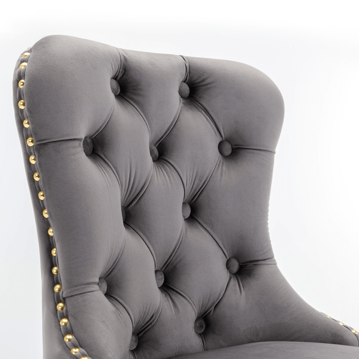 Modern Upholstered Velvet Swivel Bar Stools Tufted with Adjustable Seat Height - Mervyns