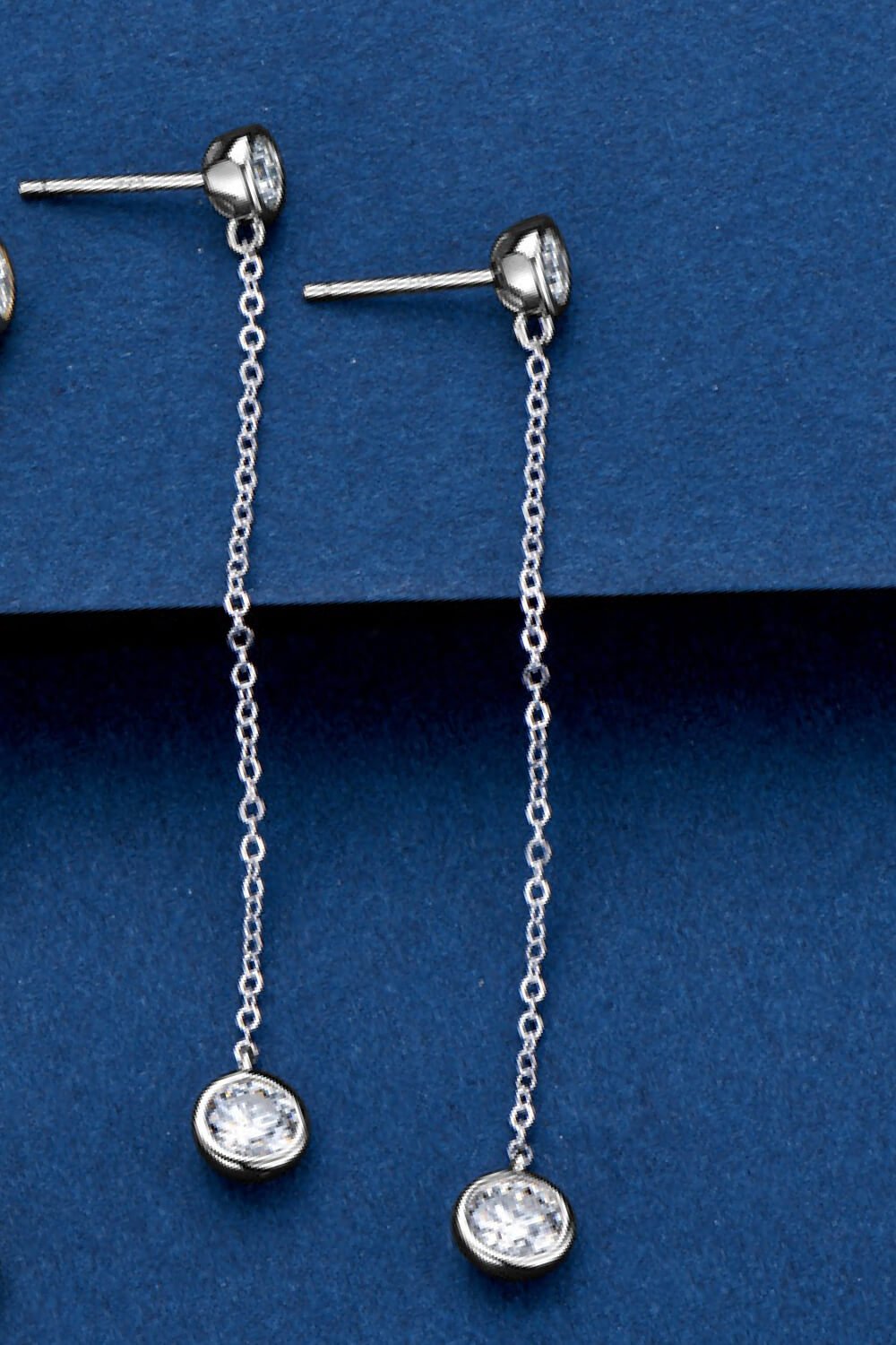 Moissanite Chain Earrings - Mervyns