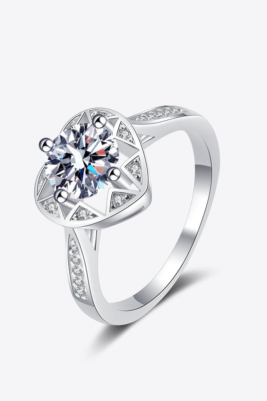 Moissanite Heart Ring - Mervyns