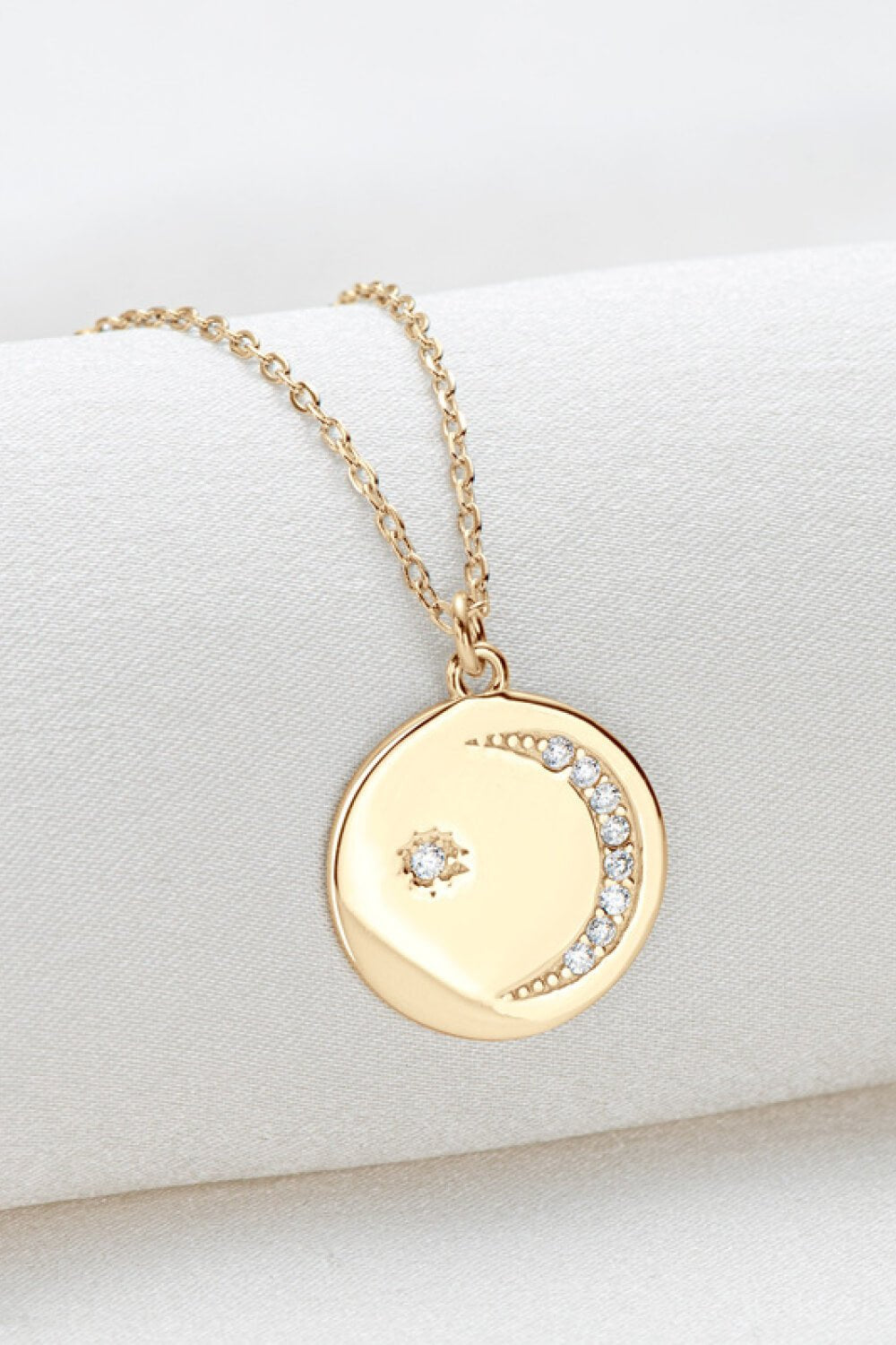 Moissanite Round Pendant Necklace - Mervyns