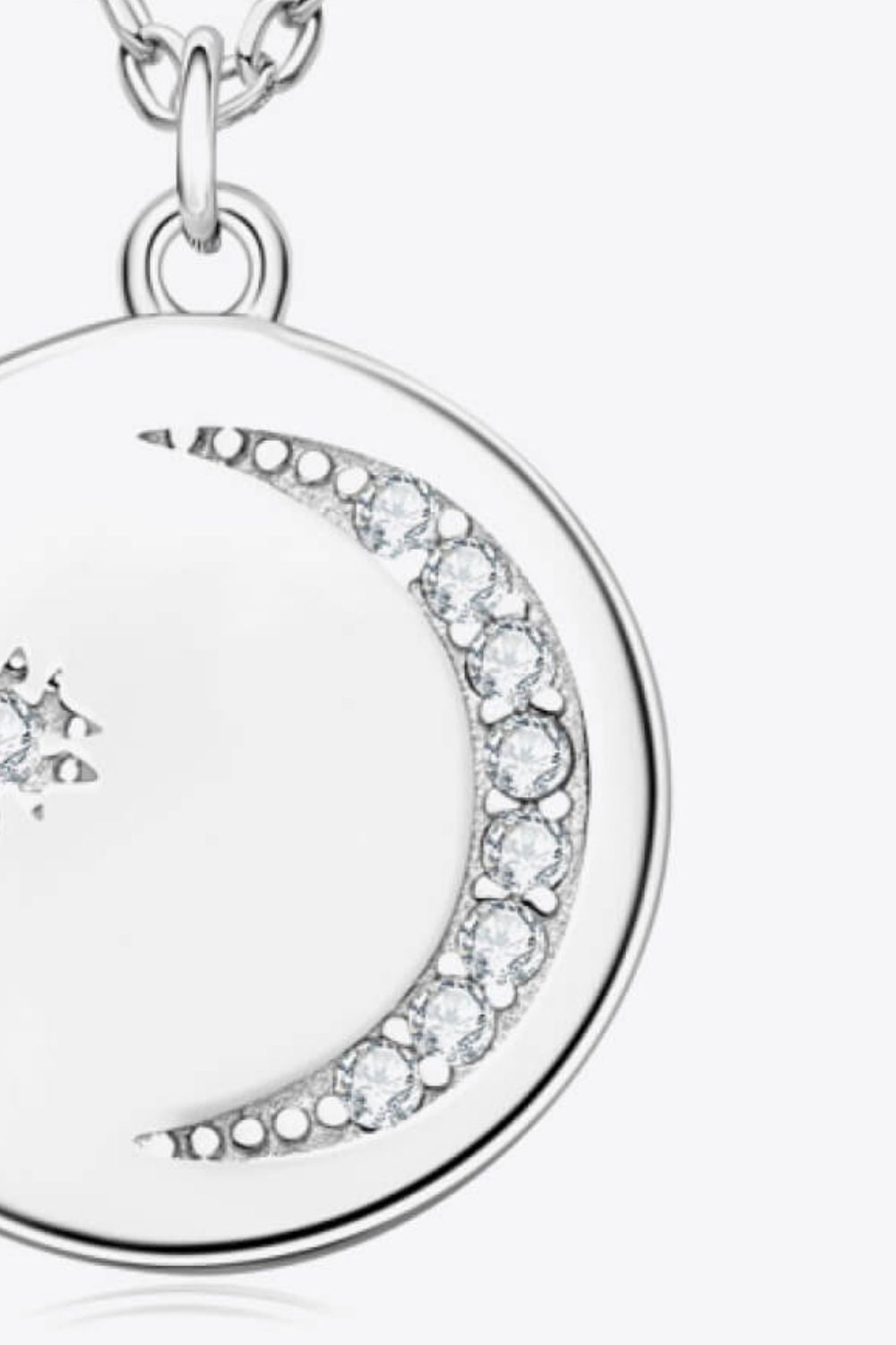 Moissanite Round Pendant Necklace - Mervyns