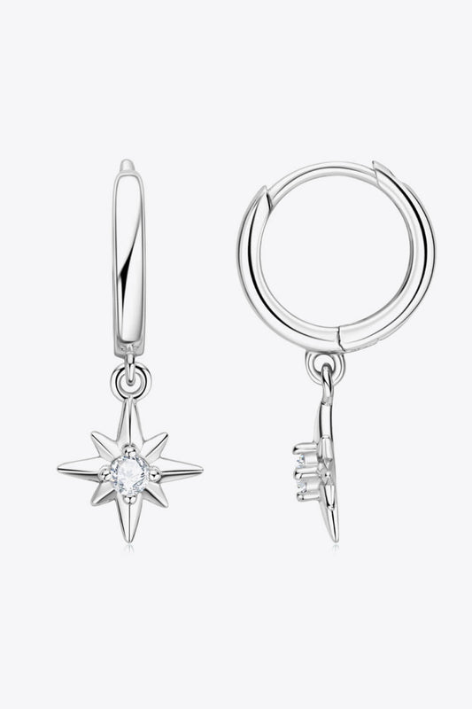 Moissanite Star Drop Earrings - Mervyns