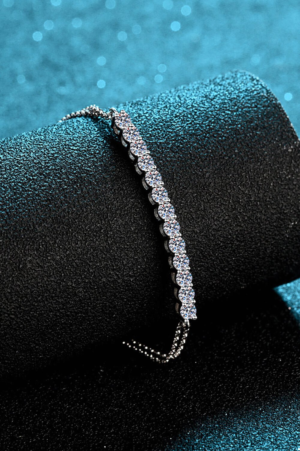 Moissanite Sterling Silver Bracelet - Mervyns