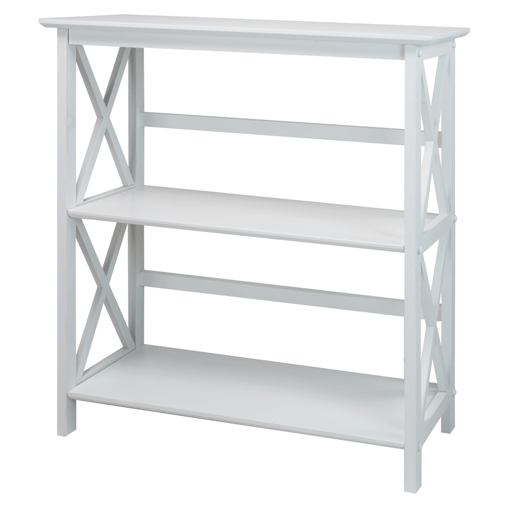 Montego 3 - Shelf Bookcase - White - Mervyns