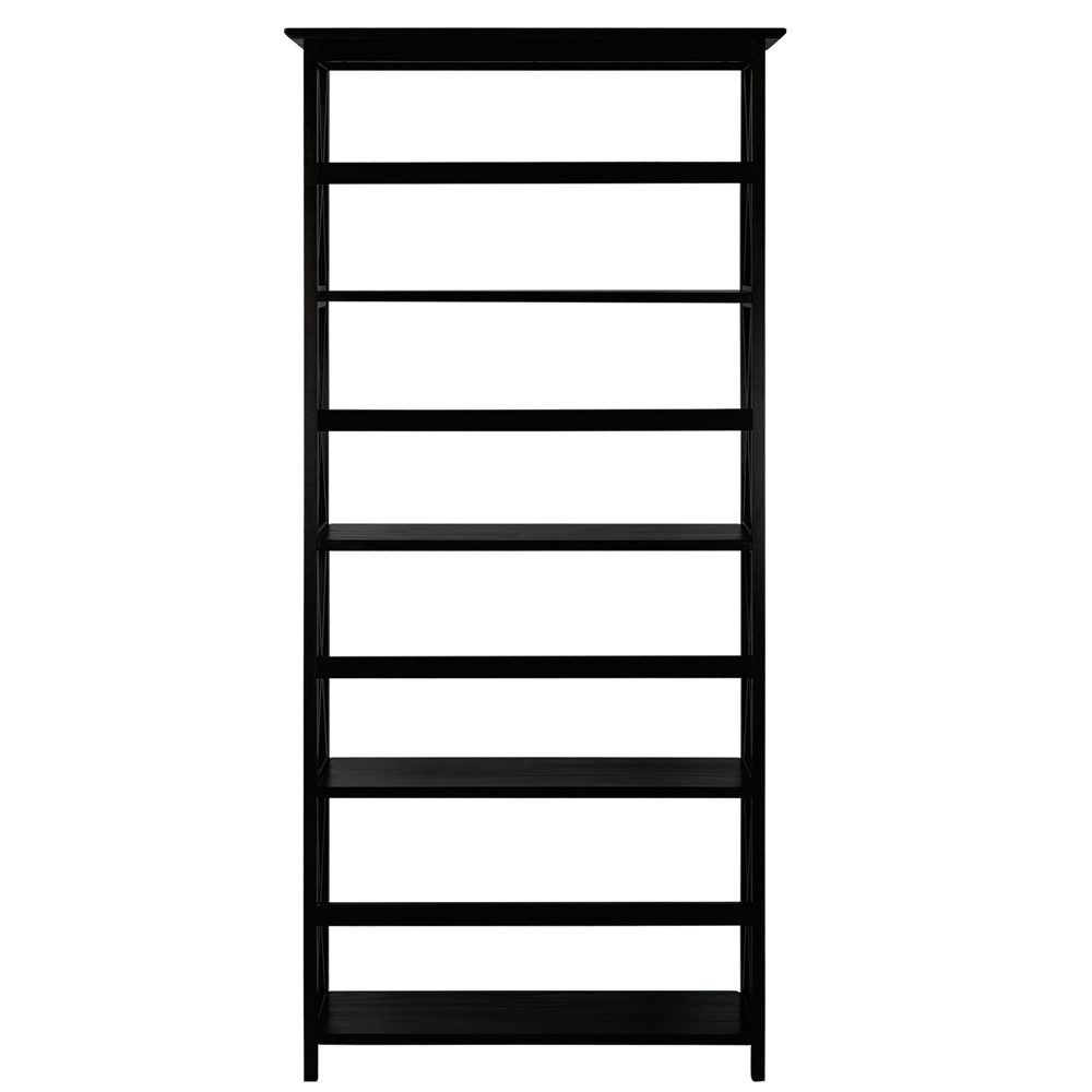 Montego 5 - Shelf Bookcase - Black - Mervyns