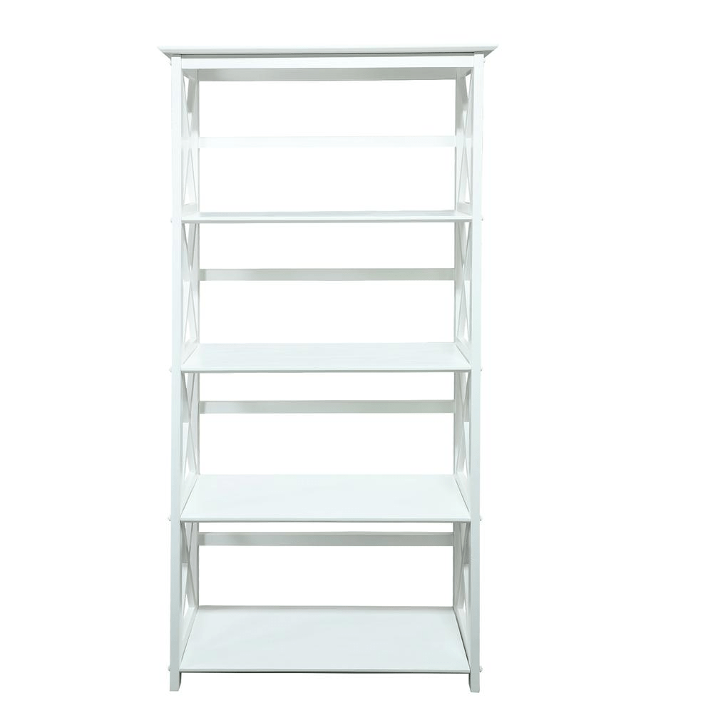 Montego 5 - Shelf Bookcase - White - Mervyns