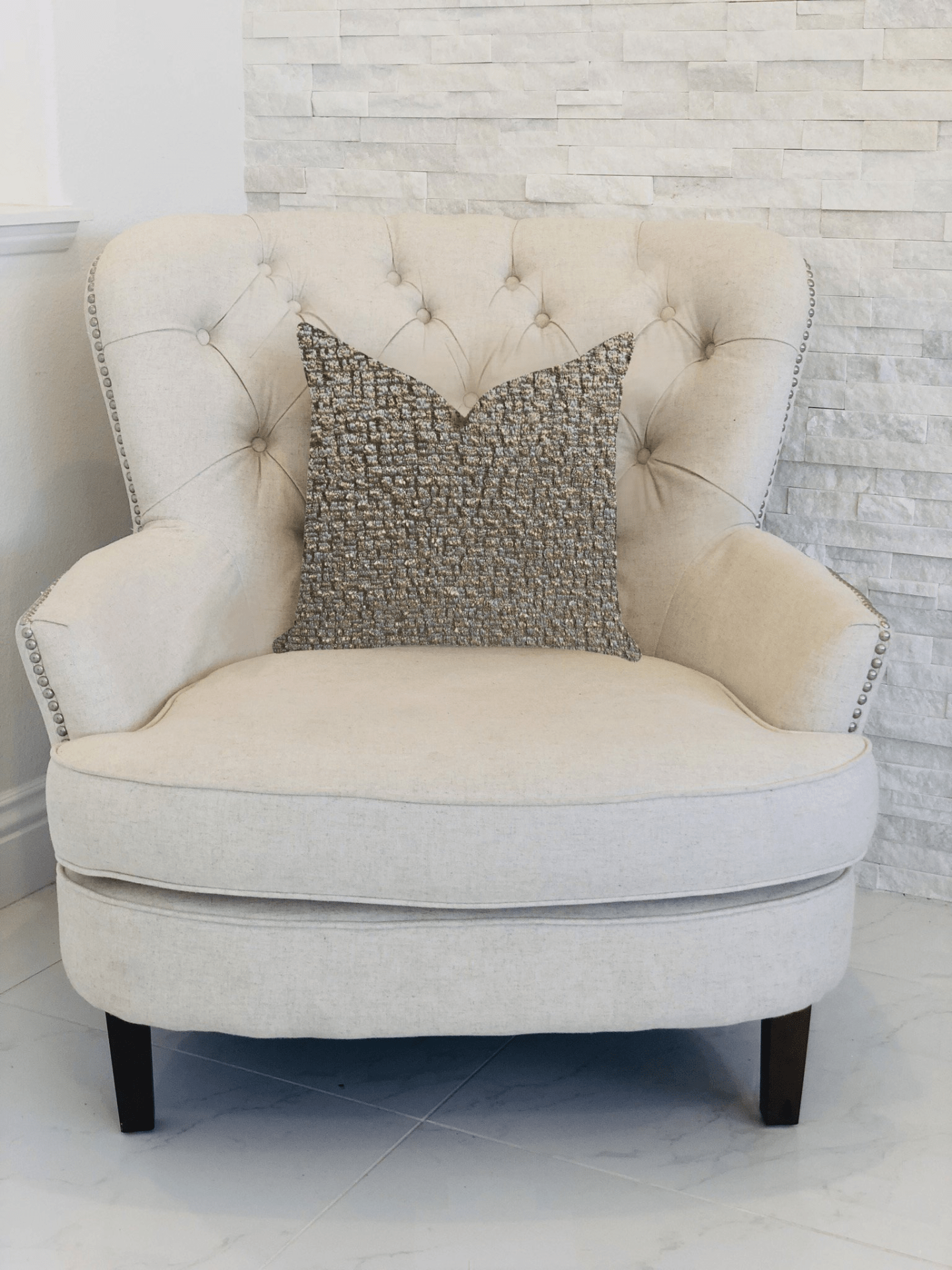 Moondust Radiance Luxury Throw Pillow in Gold Leaf - Mervyns