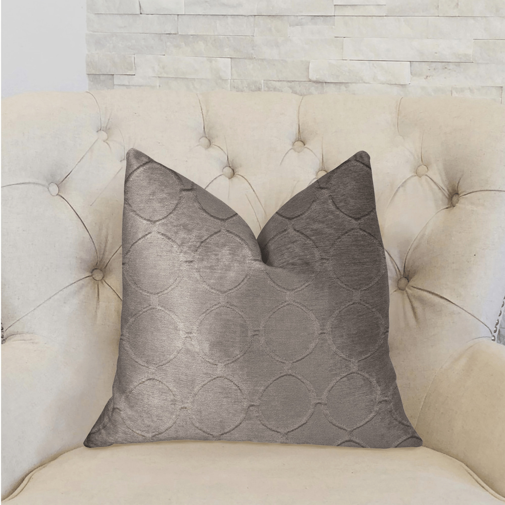 Moonlight Beige Luxury Throw Pillow - Mervyns