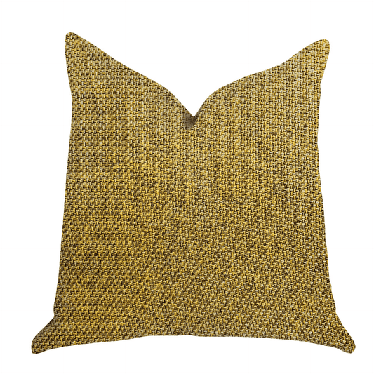 Mustard Seed Luxury Throw Pillow in Dark Yellow - Mervyns