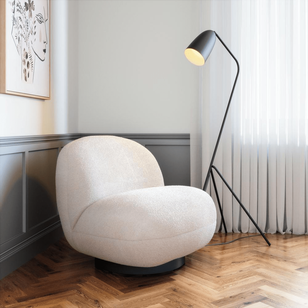 Myanmar Accent Chair Cream - Mervyns
