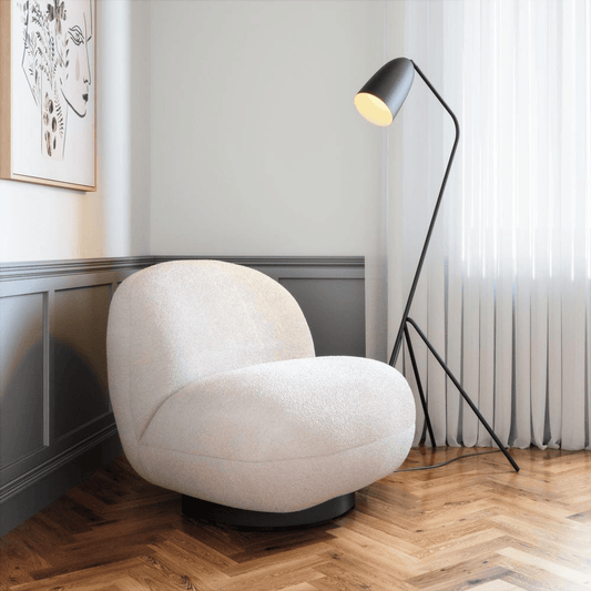 Myanmar Accent Chair Cream - Mervyns