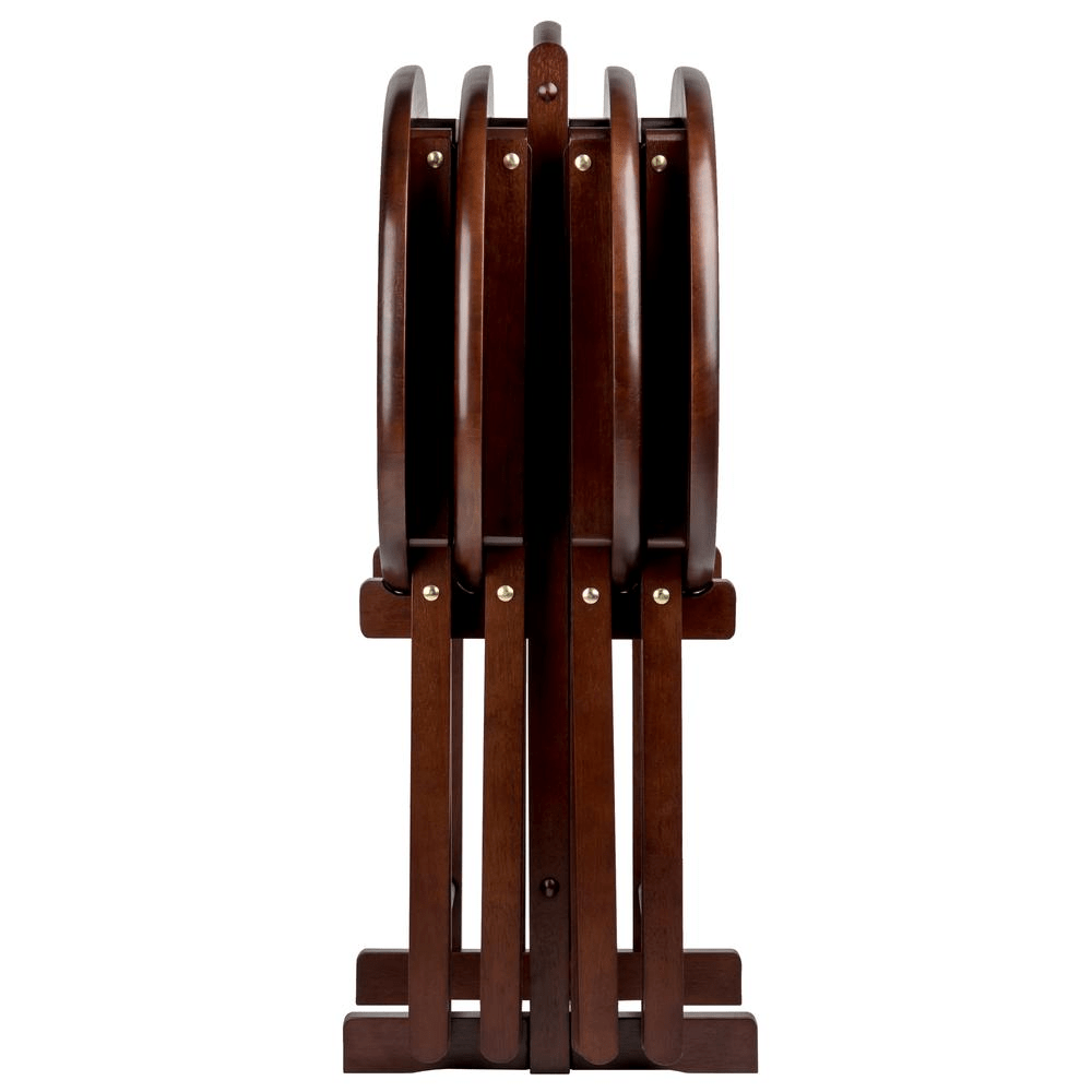 Nathan 5-PC Snack Table Set Cappuccino - Mervyns