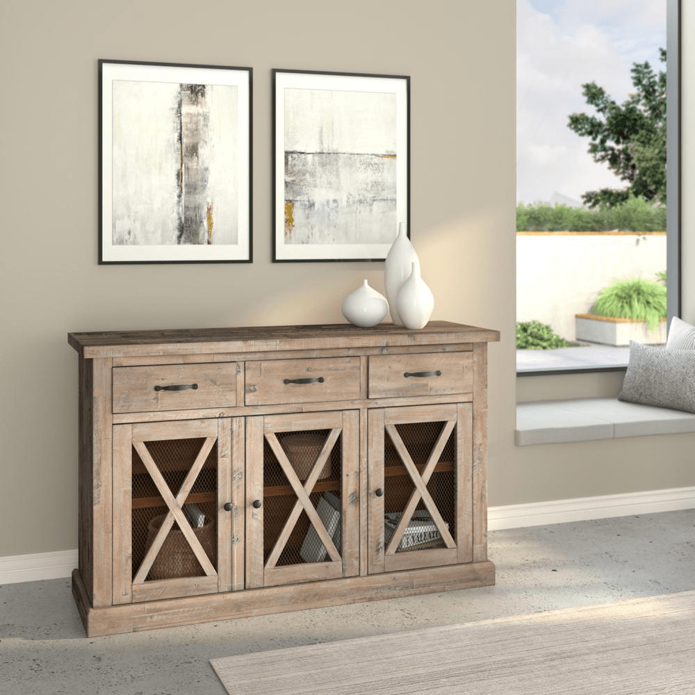 Newberry Sideboard, Weathered Natural - Mervyns