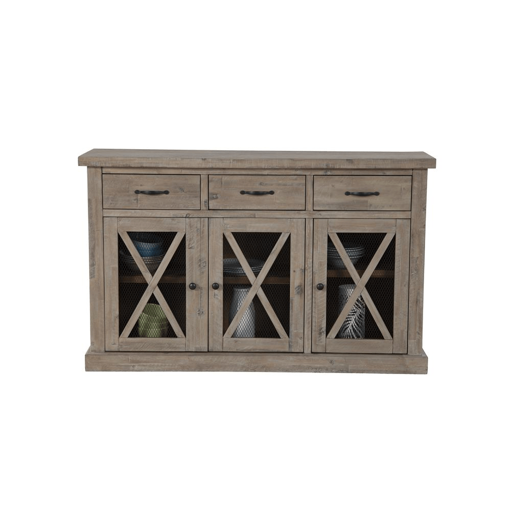 Newberry Sideboard, Weathered Natural - Mervyns